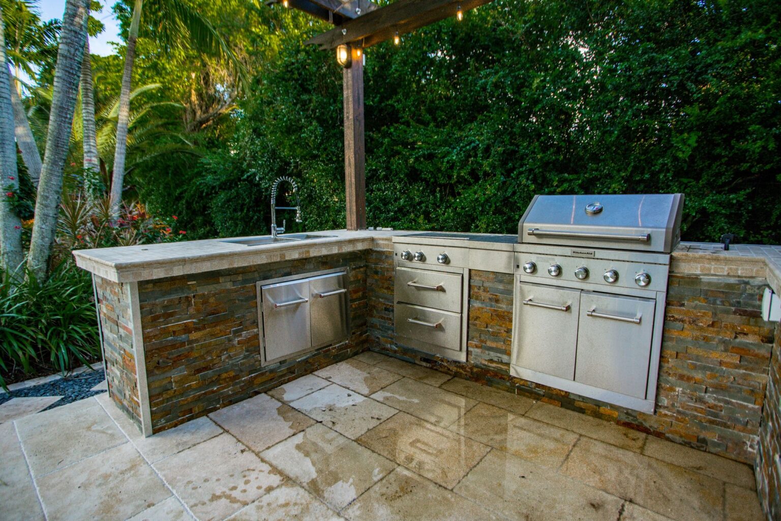 Outdoor Kitchen Miami   Miami Tile & Renovation